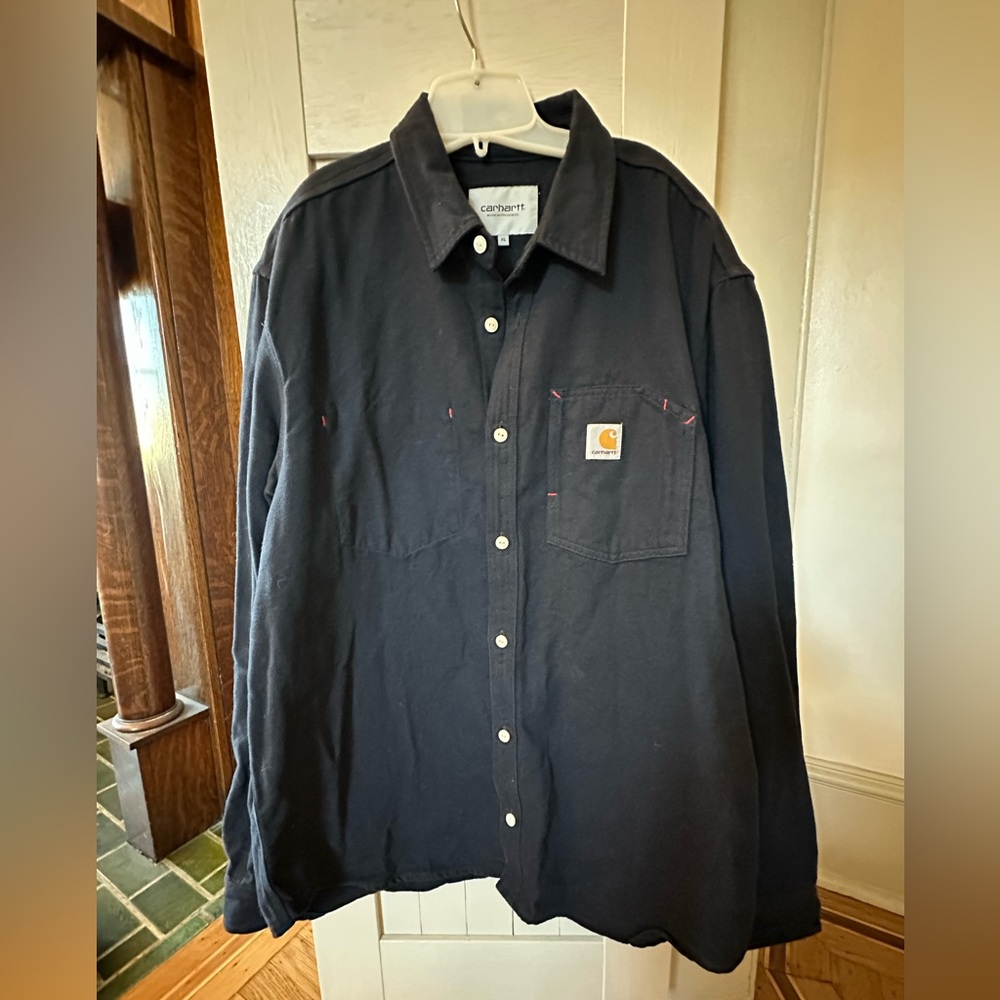 Carhartt WIP navy with red stitch thick XL
